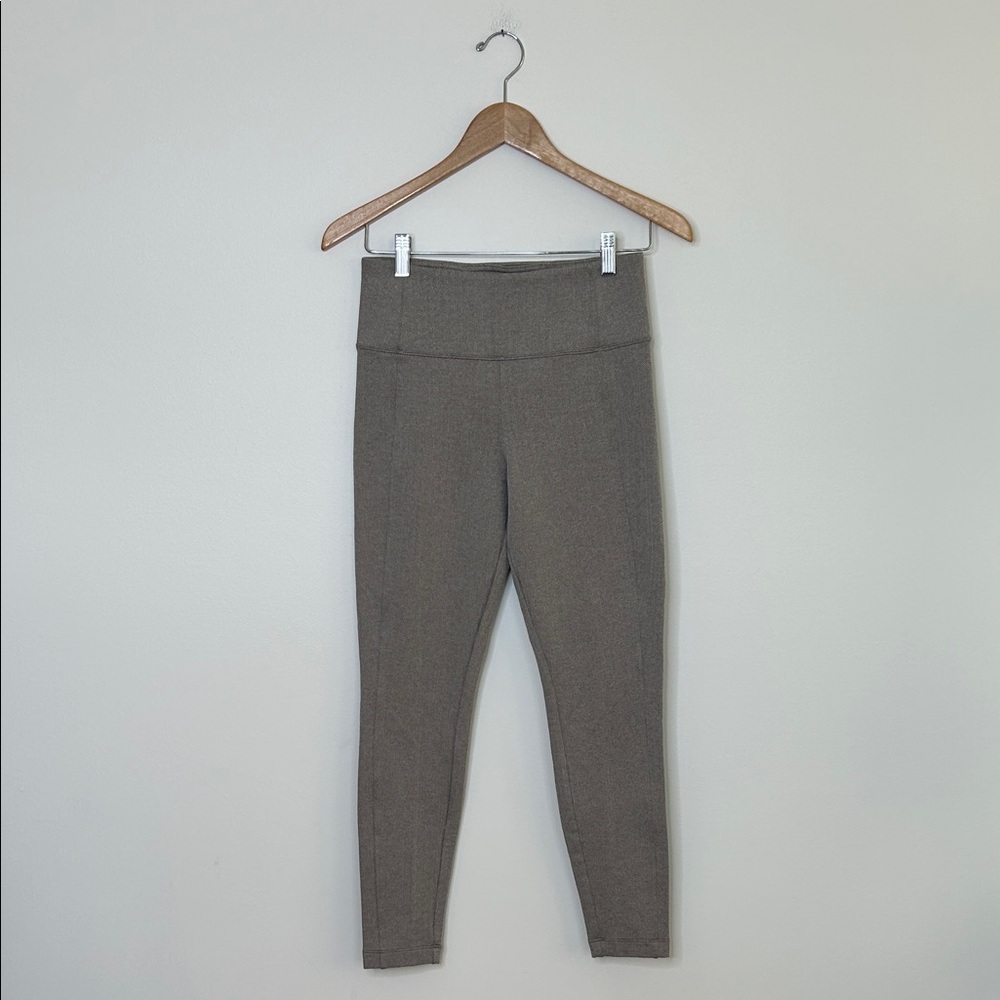 Athleta Tan Delancey Herringbone Tight Size Small EUC